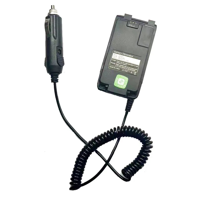 UV-K5 Battery Eliminator Car Charger 12V Input Voltage For Radio QuanSheng UVK5 UV-K6 UV-K58 UV-5RPlus Walkie Talkie Accessories
