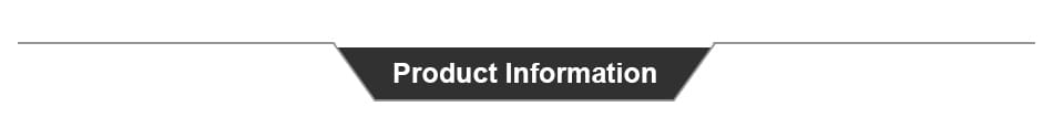 Black banner with white text reading product information for men striped long sleeve casual shirt.