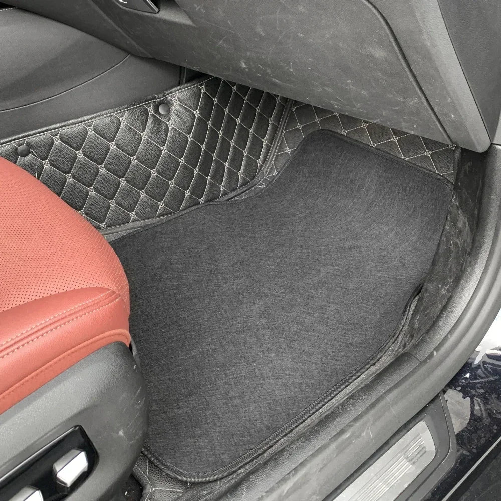 Car Floor Mat Front & Rear Automotive Carpet Floor Mats For Auto SUV Sedans Vans Accessories Dirt and Wear-resistant