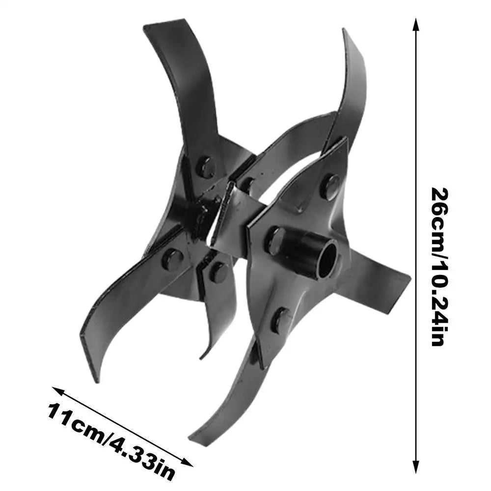 Garden Tiller Wheel Precision Alloy Multi-purpose Weeding Eater Trimmer Enhances Lawnmower Accessory Trimmer Head Rotary