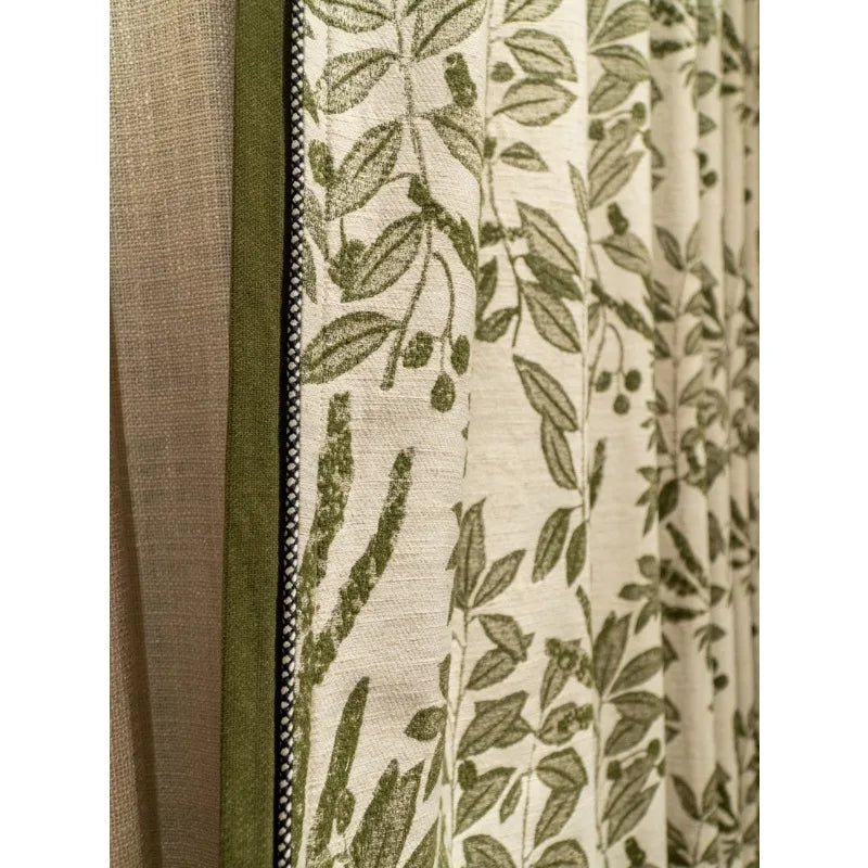 Luxury Minimalist High Precision Embroidered Curtains Rich in Colors, with Comfortable Feel for Bedroom Home Decoration