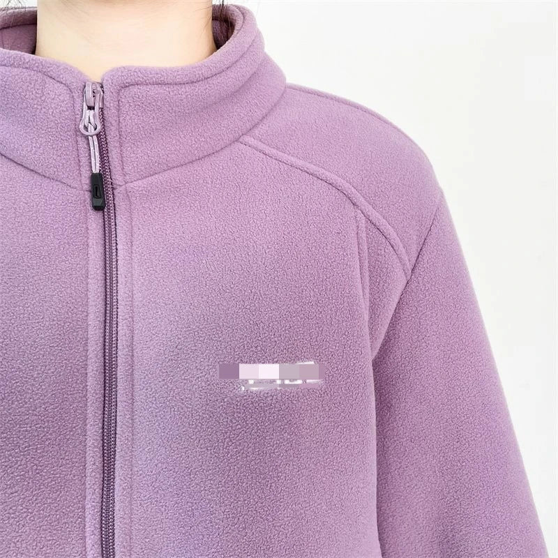 Womens Winter Sports Running Jackets Fleece Hiking Camping Thermal Warm Coat Windbreaker Jogging Coats Winter Clothes