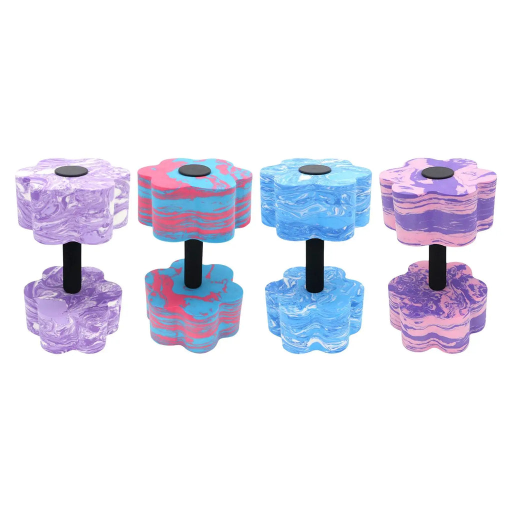 Aquatic Exercise Dumbbell for Men Women Pool Resistance Swim Training Equipment Swimming Accessories EVA Foam Water Dumbbell