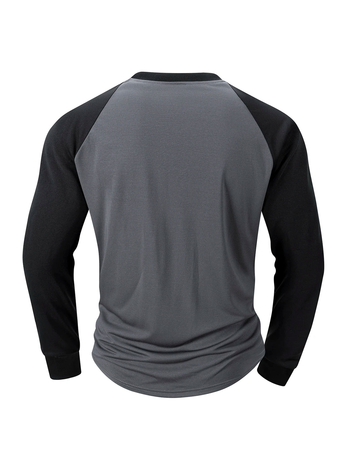 T Shirt for Men O-neck Casual Long Sleeve T-shirts Solid Color Men's Clothing Full Length Sleeve for Spring Summer Undershirts