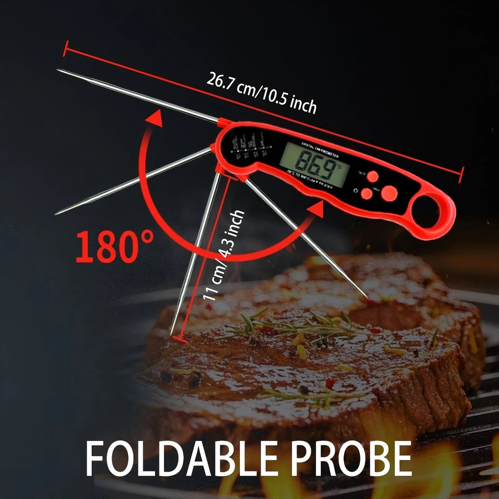 Kitchen Tools Digital Food Thermometer for Cooking and Baking Kit Instant Read Meat Thermometer with Backlight Hold Function