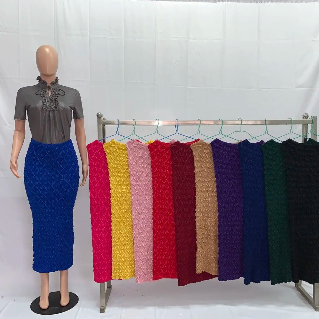 2026 181029# Long Skirts For Women Fit Slim High Waist Skirt Plus Size Skirt