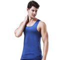 Men's vest Ice Silk seamless fitness summer slim-fit breathable underwear Youth sports hurdle sleeveless undershirt