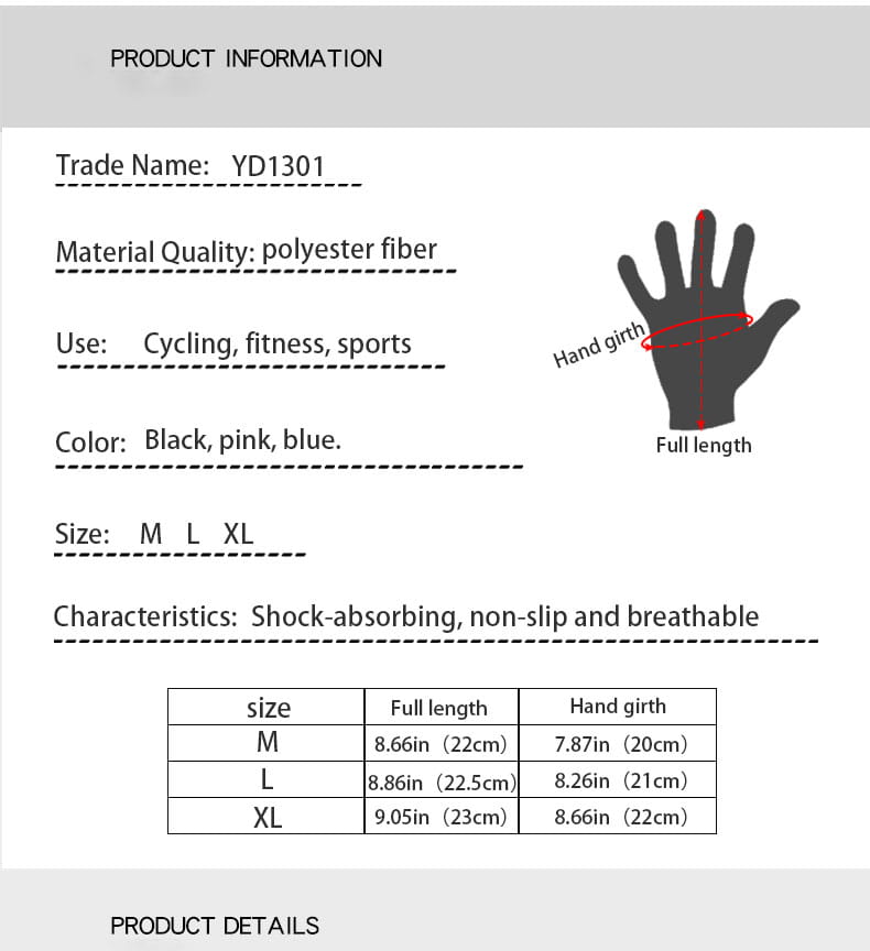 black polyester fiber touchscreen winter cycling glove showing the back side