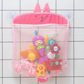 Baby Shower Toy Bathroom Mesh Bag Sucker Design For Bath Toys Kids Basket Cartoon Animal Shapes Cloth Sand Toys Storage Net Bag