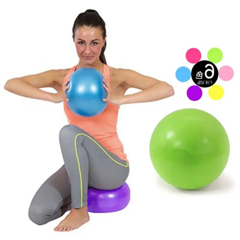 Matte Explosion Proof Mini Yoga Ball 25cm Pilates Ball Inflatable Gymnastics Ball Fitness Balls Gym Fitness Tools