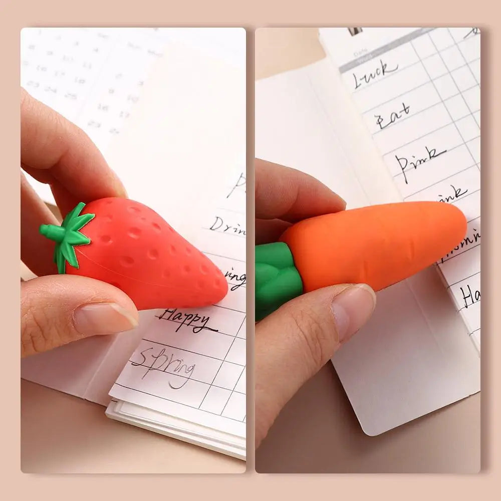 Supplies Writing Drawing Sketch Wiping Erasers Students Stationery Soft Pencil Erasers Big Fruit Erasers Correction Supplies