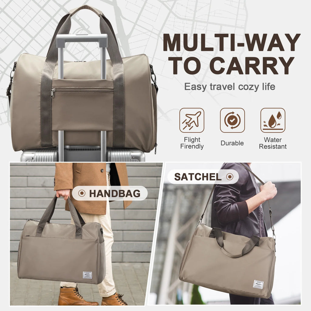 Sports Bag Gym Bag for Men Women Travel Bag with Shoes and Wet Compartments Weekend Bag Travel Duffle Bag Sports Bags Fitness