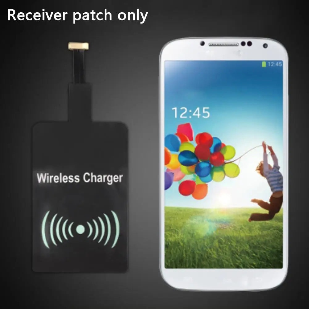 Wireless Charging Receiver Type C Fast Wire Less Charger Self Adhesive Sticker Charging Receiver for Mobile Phone Android Device