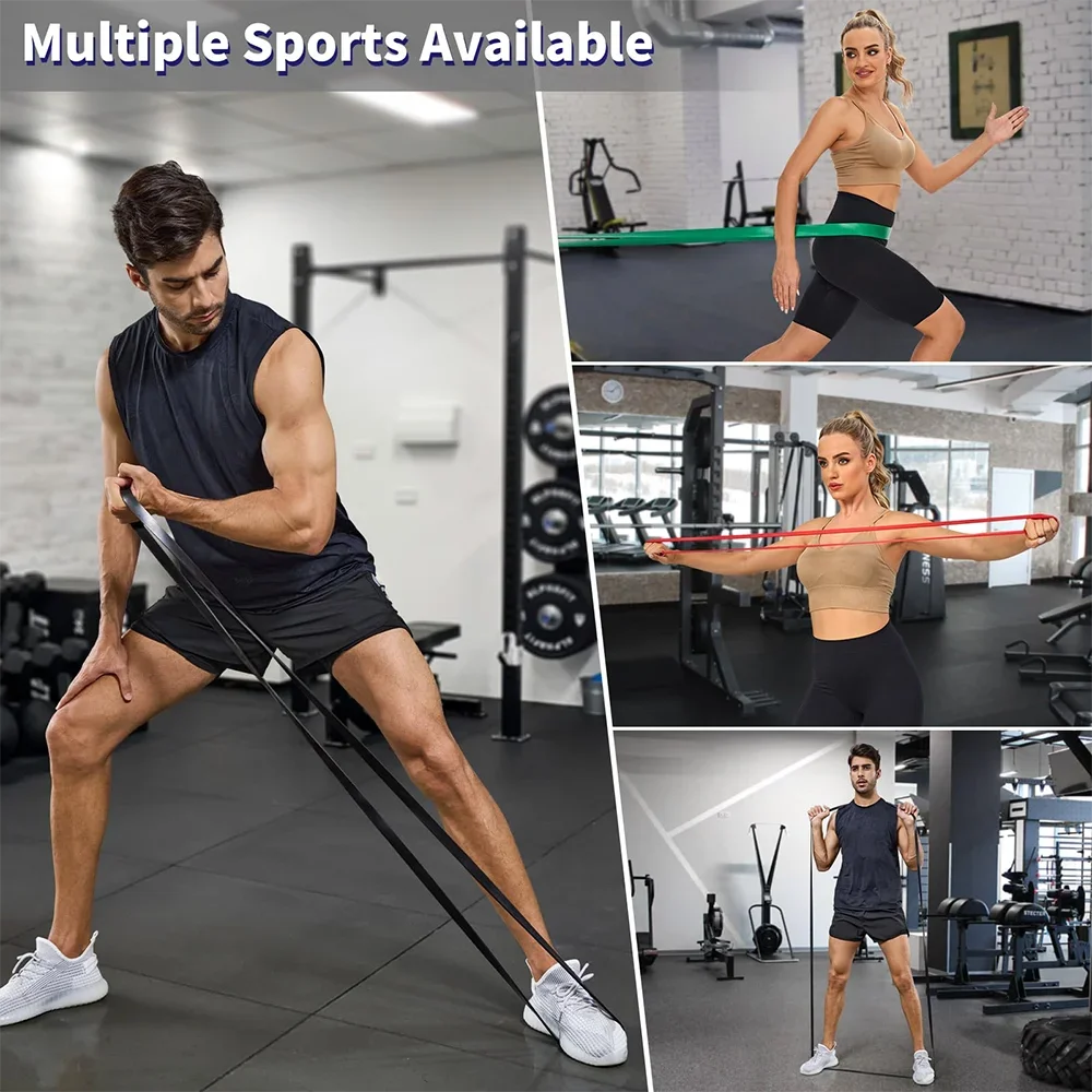 Resistance Band Set Pull Up Assistance Bands Stretch Band Resistance Heavy Workout Exercise for Physical Therapy Home Workouts