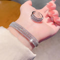 Fashion Charm Bracelet 18K Gold Plated Brass Bangle