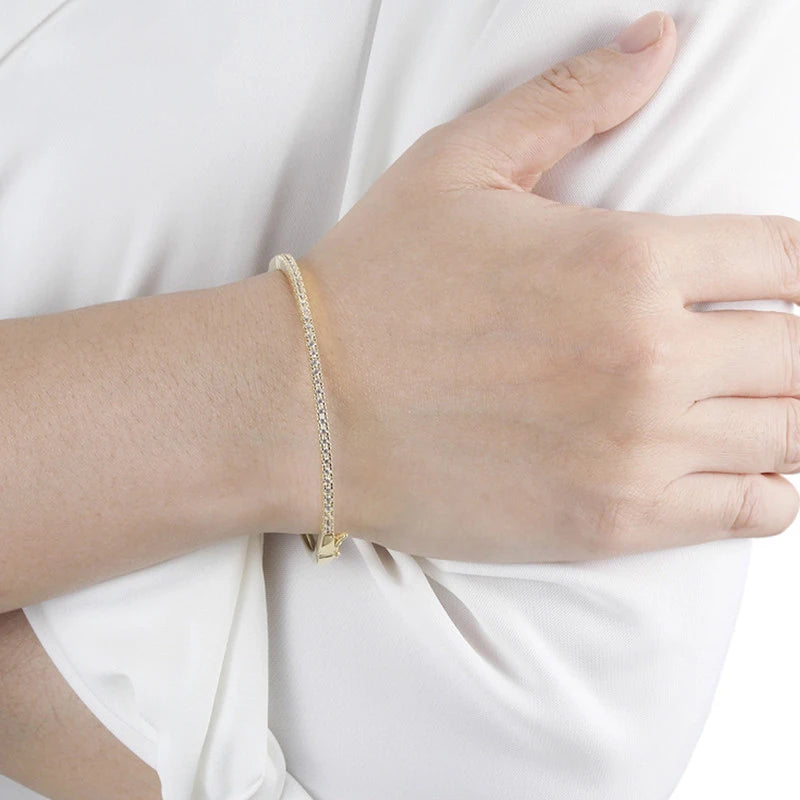 Luxury Gold Plated Bangle Bracelet Jewellery Women Gift Accessories Bracelets Woman