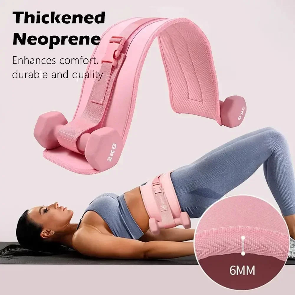 Versatility Slip-Resistant Hip Thrust Belt Widen Comfortable Booty Belt Strength Training Gym Accessories for Dumbbell