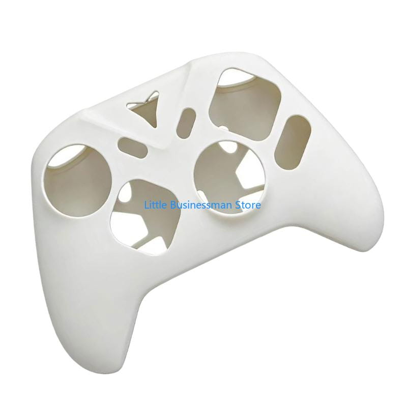 White silicone protective case skin for Xbox controller shown from the back side.
