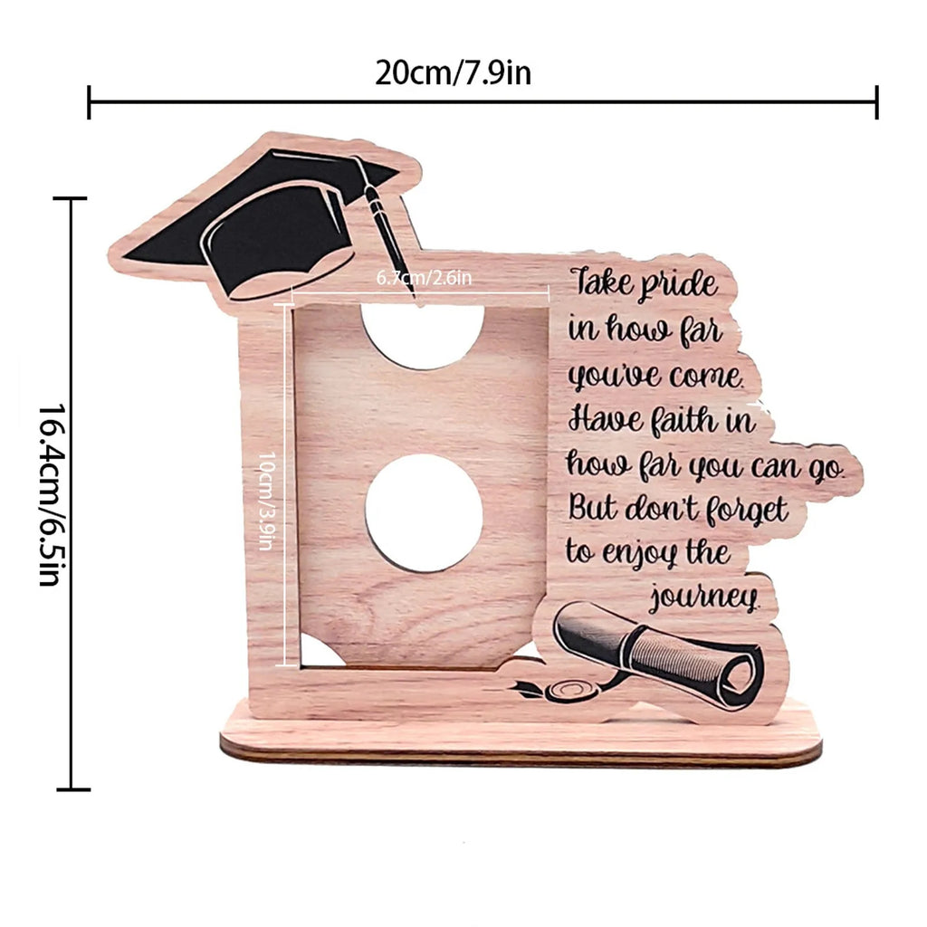 Graduation Season Theme Picture Frame Graduation Ceremony Wooden Photo Frame Holiday Decoration Ornaments Graduation Gifts