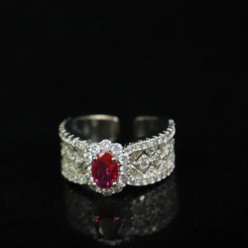 New Exquisite Red Ring, Daily Versatile Jewelry.