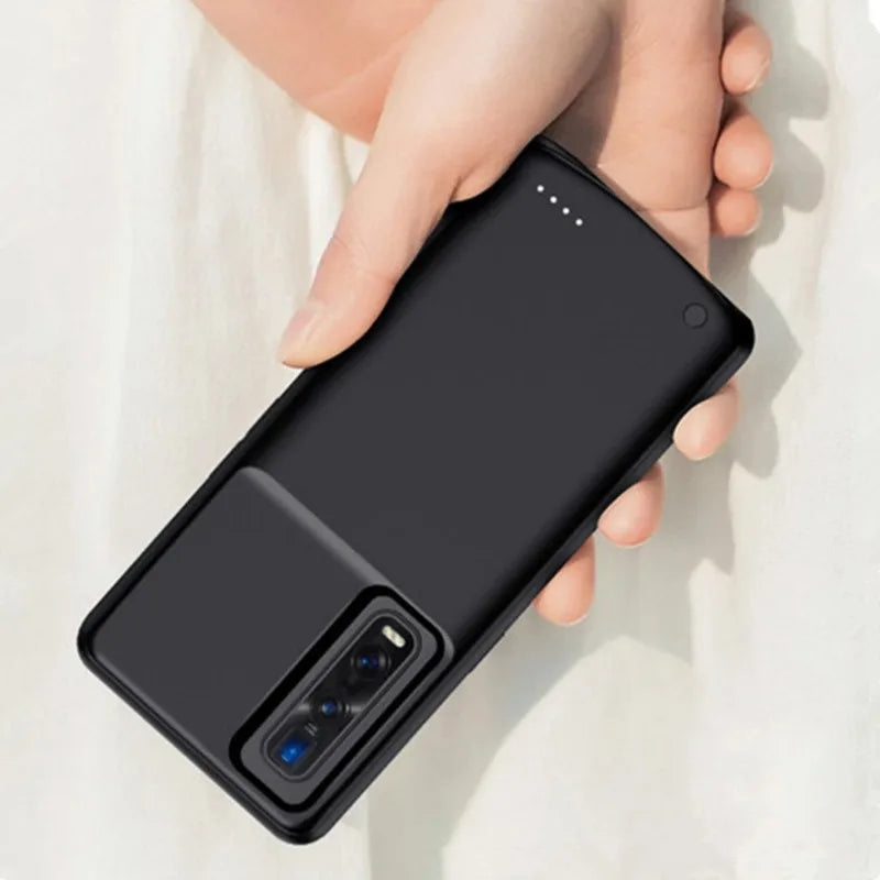 10000mAh Extrenal Battery Cases for OPPO Find X2 Pro Portable Charger Power Bank Battery Cover for OPPO Find X2 Charging Case