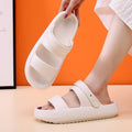 New Slippers Casual Breathable comfortable Sandals for Women Home Slippers With Snaps Non-slip Platform Beach Shoes Fashion