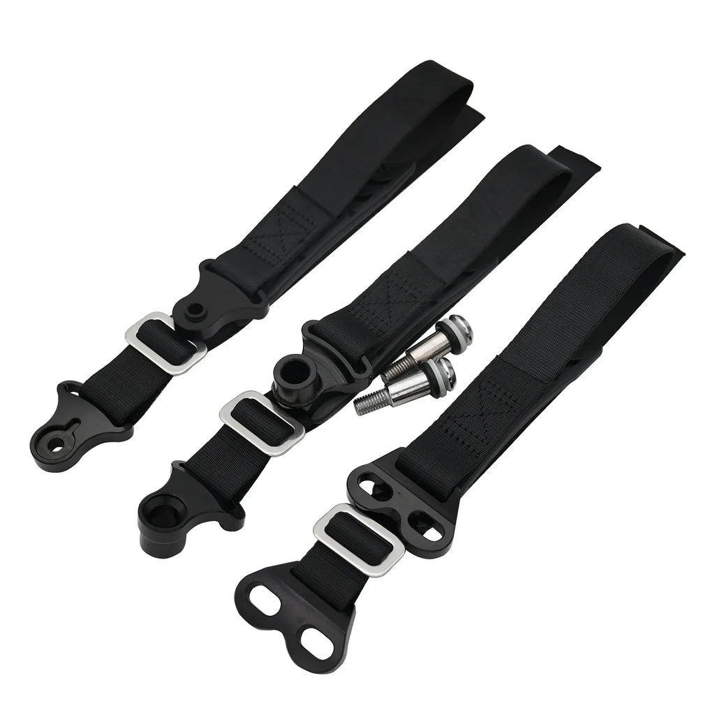 Off road motorcycle modification accessories, front and rear towing belts with rescue belts, seat cushions, rear lifting ropes
