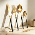 4Pcs Silver Dinnerware Cutlery Set Stainless Steel Tableware Dessert Tea Spoon Dishwasher Safe for Home Dining Room Kitchenware