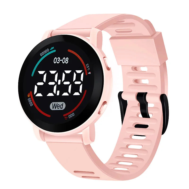 Girls Watch 30m Waterproof Girl Cute Kids Watches Clock Digital LED Children Electronic Watches Kids Wristwatch montre enfant