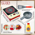 Kitchen Role-Playing Toy Stove with Lights Christmas Halloween Thanksgiving Easter Gift Induction Cooker Simulation
