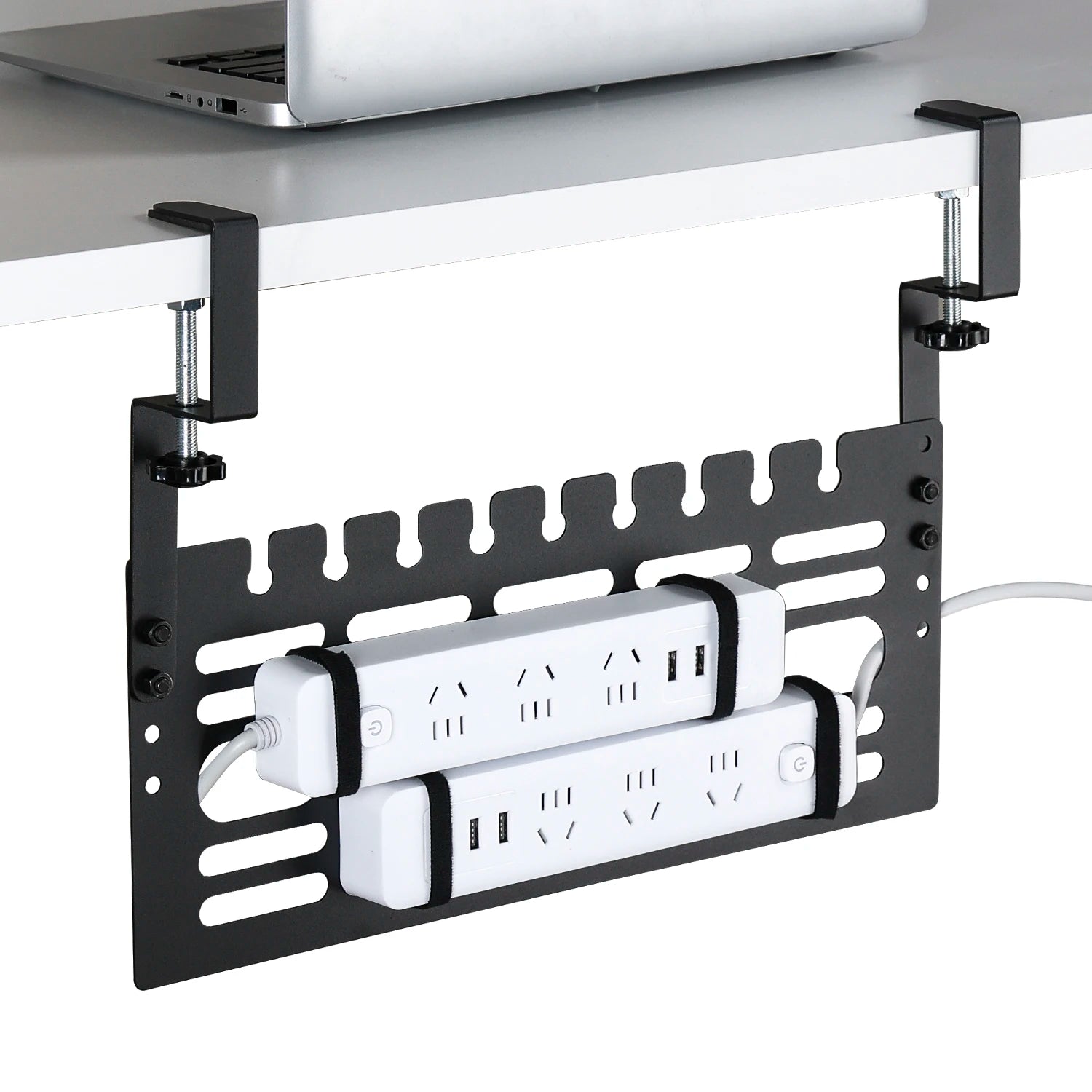 Table Cable Management Rack, No Drill, Cable Management Under the Table, Saving Space Under the Desk