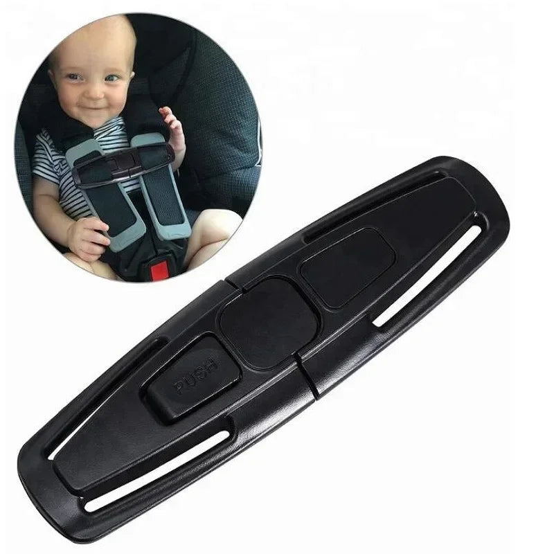Black Car Baby Safety Seat Strap Belt Harness Chest Clip Safe Buckle For Baby Kid Child Safety Seatbelt Buckle Latch Accessories