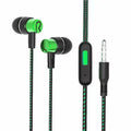 Wired in-Ear Headphones with Microphone 3.5mm Sport Earphones with Deep Bass Noise Isolating Earbuds for Gaming Workout