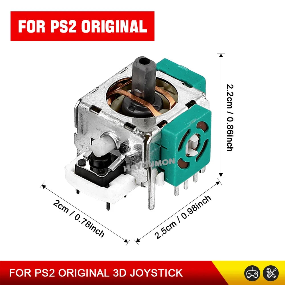 1/10pcs Replacement Original Joystick 3D Analog Stick for PS2 Controller Repair Gaming Accessories