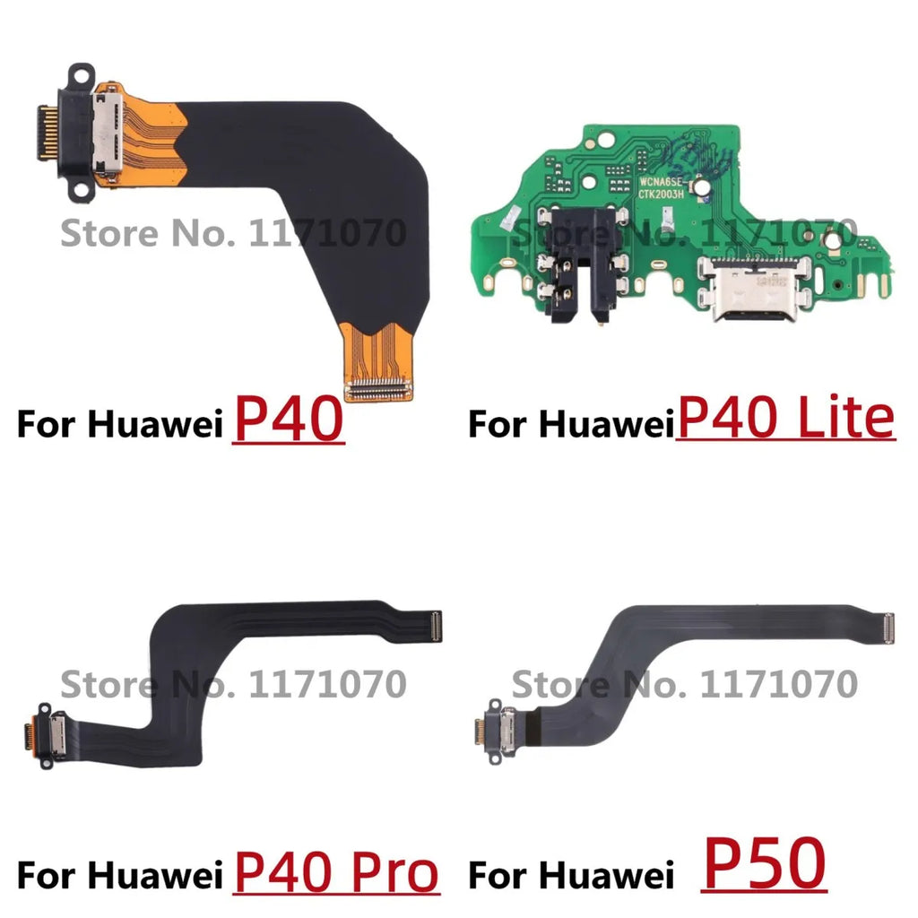 Charging Port Board For Huawei P40 P50 P9 P10 P20 P30 Lite Pro Plus USB Charger Dock Connector Motherboard Ribbon Flex Cable