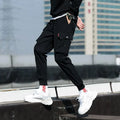2025 New Men's Cargo Pants, Thin Trousers, Comfortable and Breathable, Outdoor Casual, Wearable, Running, Cycling, Multi-pocket