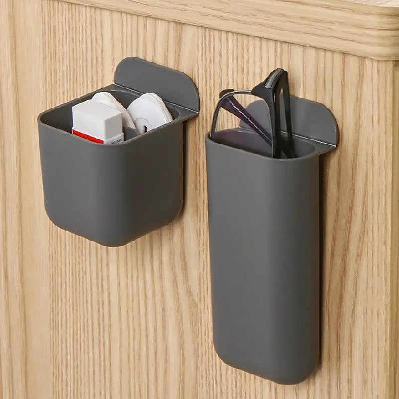 Desktop Storage Pen Holder Multifunctional Office Simple Storage Box Desktop Computer Can Stick Small Object Storage Tube