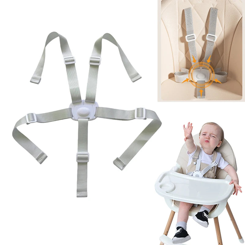 Baby Five Points Safety Belts Lunch Seat Car Sleeping Fixed Belts Toddler Protection Universal Belt Baby Stroller Accessories