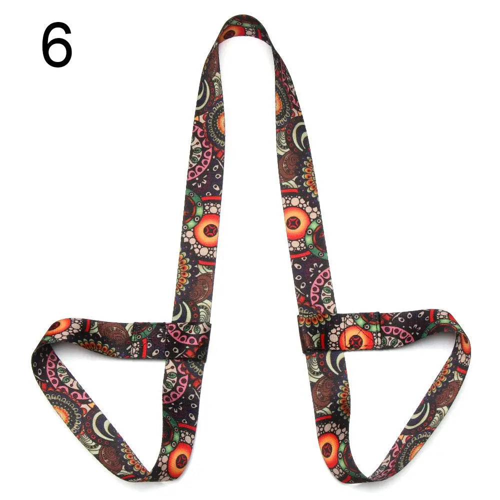 Fitness Adjustable Sports Accessories Yoga Belt Sport Sling Shoulder Yoga Mat Strap Belts Carry Straps