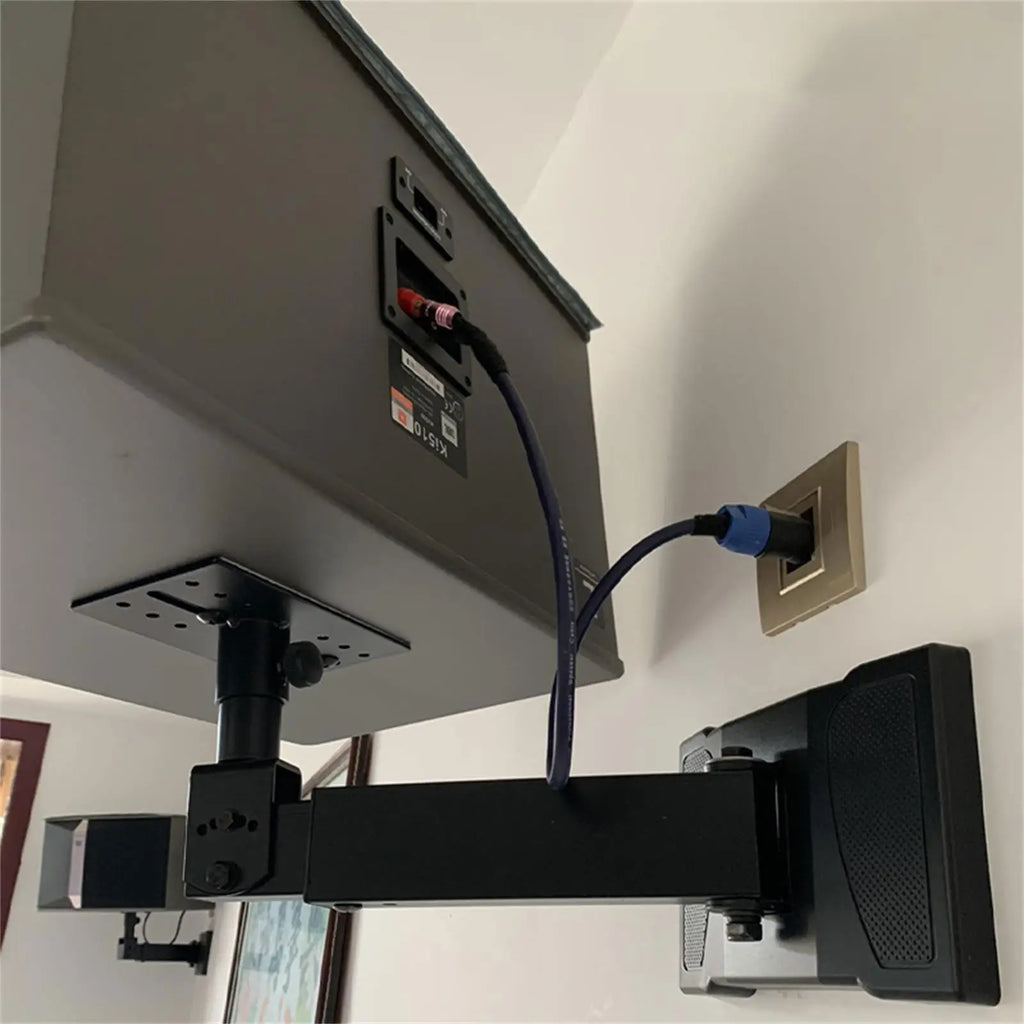 Speaker Stand Adapter Adjustable Angle Float Tray Speaker Mounting Bracket for Meeting