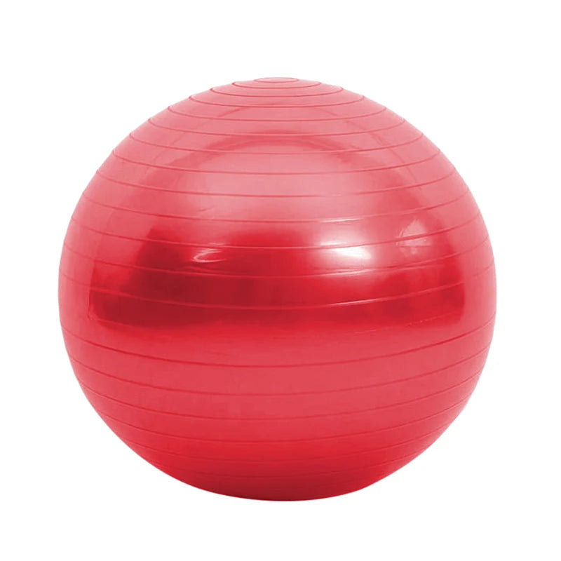 45CM Anti-Burst Yoga Ball Thickened Exercise Ball for Pilates Balance Stability Workout Pregnancy Birthing Physical Therapy
