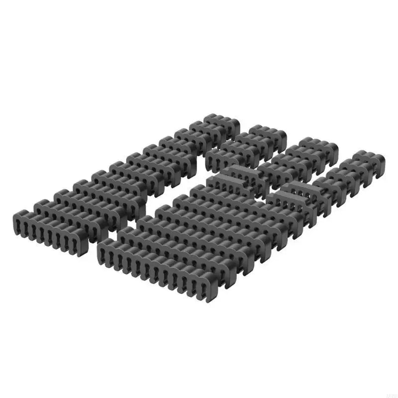 Power Cable Sleeve Management Tool Set with 34PCS Acrylic Combs for Efficient Power Cable Computer Wiring Arrangement