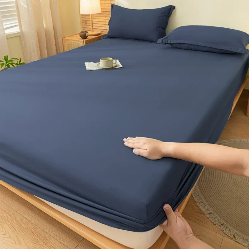 1 Piece of Solid Color Matte Bed Sheet, Solid Color Bed Cover for Bedroom, Bedding ( Excluding Pillowcases) 140/150/160/180/200