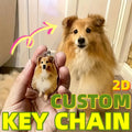 Personalized Pet Photo Keychain - Custom Dog Memorial Gift, Keepsake for Loved Pets - Custom Photo Pet Loss Gift,