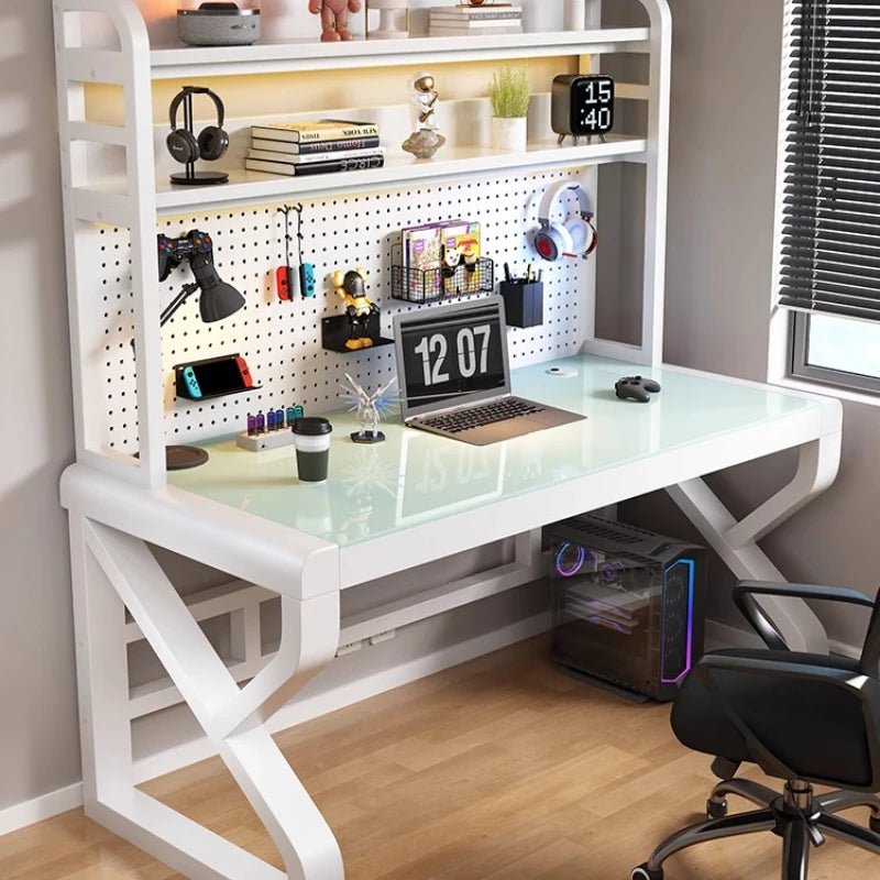 Shelves Modern Office Desk Storage Aesthetic Writing Standing Office Desk Gaming Bedroom Bureaux De Chambre Home Furniture