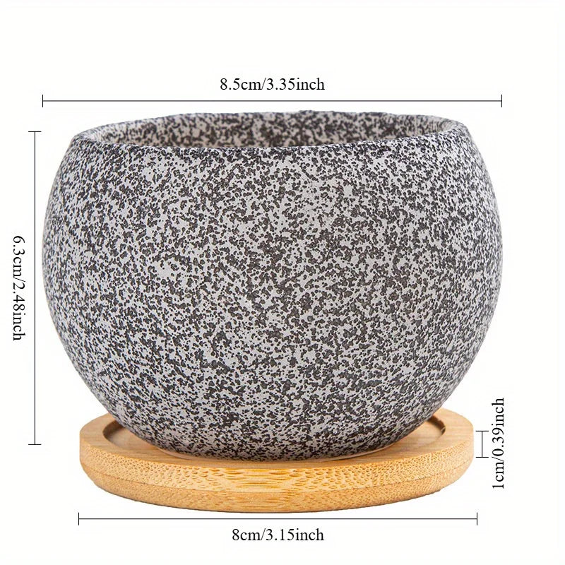 1pc Cute Flower Pot Creative Succulent Planters Ceramic Home Gardening Pots Indoor Outdoor Planters, Ceramic Pots for Plants