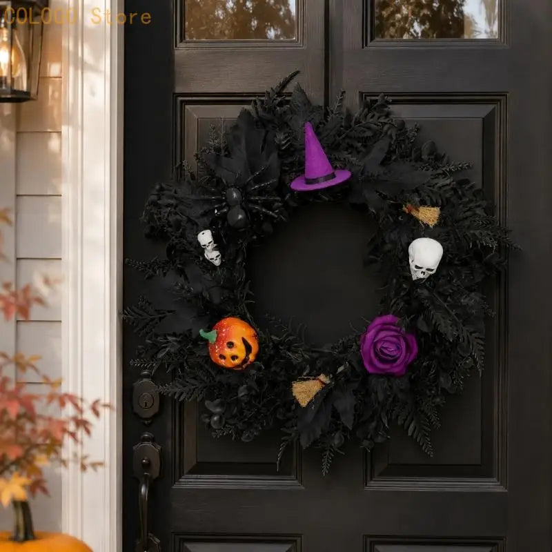 Holiday Party Wreath for Wall or Door Seasonal Accent Decoration D0LD