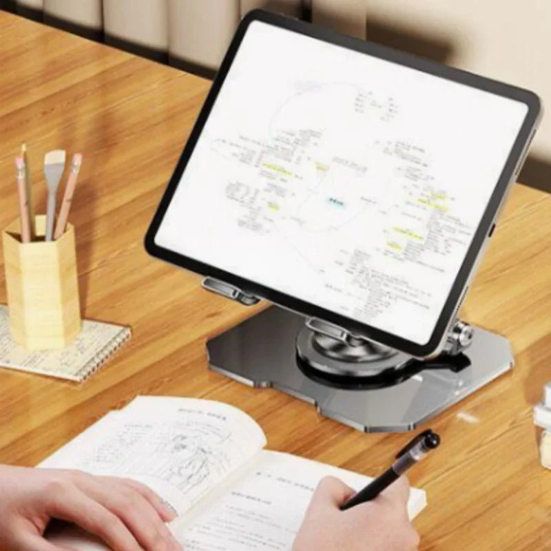 1pcs Multi-Angle Metal Tablet Bracket-360 Rotatable and Foldable Bracket, Laptop Tablet, Mobile Phone, Lazy Bracket.