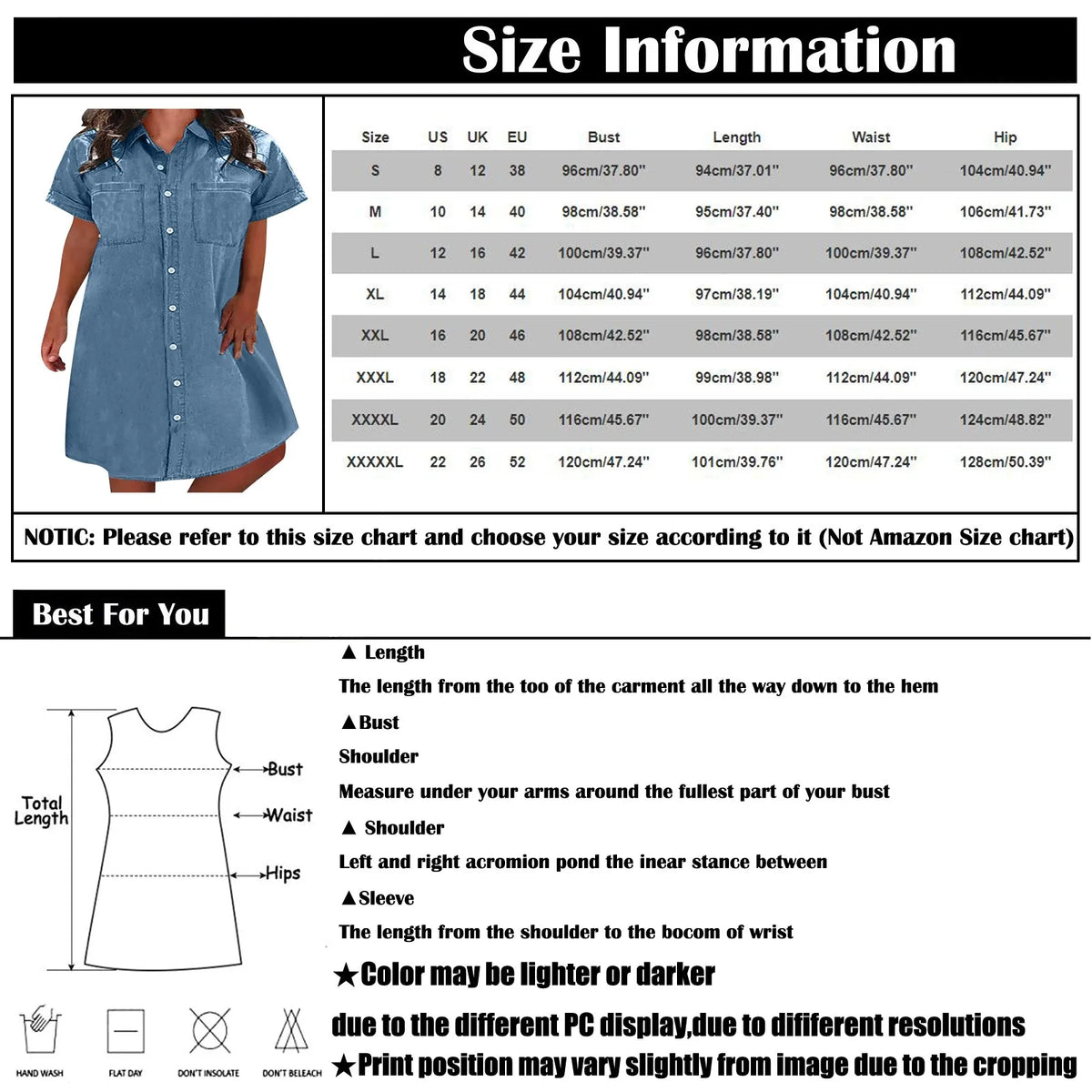 Summer Denim Shirt Dress 2024 Women'S Casual Loose Single Breasted Dress Simple Retro Commuter Female Office Denim Short Skirt