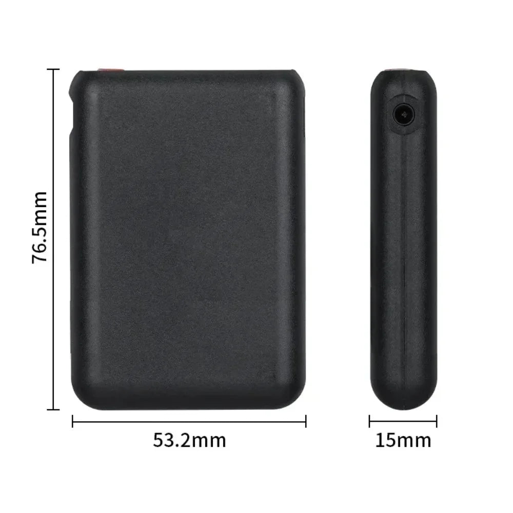 Mini 5000mAh Power Bank/portable External Battery Pack USB Charger Suitable for Charging Mobile Phones, Travel Backup Batteries.